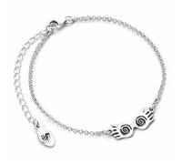 Harry Potter Bracelet à breloques Luna Specs en argent sterling