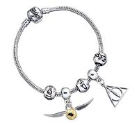 Harry Potter - Bracelet à breloques plaqué argent