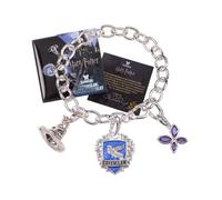 Harry Potter Bracelet Avec Pendentifs Plaqué Argent Lumos Ravenclaw
