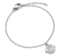 Harry Potter Bracelet chaîne en acier inoxydable Retourneur de temps, taille unique, Acier inoxydable, Pas de gemme