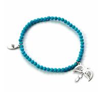 Carat Bracelet Harry Potter Diadème – Breloque en argent sterling, perles et cristal – Taille unique