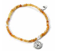 HARRY POTTER Bracelet en cristal avec breloque retourneur de temps en argent sterling, taille unique, Argent sterling