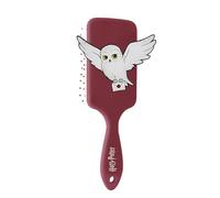 Harry Potter - Brosse À Cheveux Pneumatique Edwige - Brosse Paddle Démêlante Avec Picots Massants - Tous Types De Cheveux - Accessoire Routine Beauté - Design Relief 3D - Accessoire Officiel Poudlard