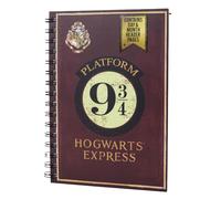 Harry Potter Cahier à spirale A4 (plateforme 9 3/4) - Produit officiel