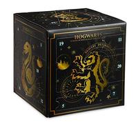 Harry Potter Calendrier de l'Avent 2025 Fille Ado Femme 24 Surprises Magiques, Papeterie Chaussettes Noel Accessoires, Compte à Rebours de Noël (Noir Cube)