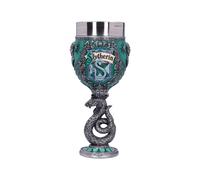 Nemesis Now B5609T1 Harry Potter - Coupe de Collection - Motif : Serpentard - Cadeau pour Fan et Passionné - Qualité Supérieure - Vert et Argenté - 19,5 CM, Résine, 19,5cm ,350ml