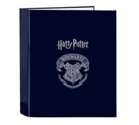 HARRY POTTER CAPTAIN - Classeur Folio 4 anneaux, idéal pour enfants de différents âges, confortable et polyvalent, qualité et résistance, 27 x 6 x 33 cm, bleu marine, M, Décontracté