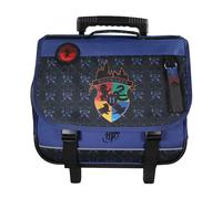 Harry Potter - Cartable - Roulettes Scolaire 38 Cm - Bleu/noir - 2 Compartiments - Primaire Bleu S