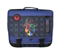 Harry Potter - Cartable scolaire 38 cm Hogwarts - Bleu/Noir - 2 compartiments