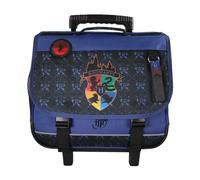 Harry Potter - Cartable scolaire à roulettes 38 cm | Bleu/Noir · 2 compartiments · Primaire