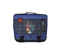 Harry Potter - Cartable Scolaire 38 Cm Hogwarts - Bleu/noir - 2 Compartiments Bleu S