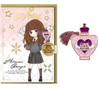 Harry Potter - Carte et badge d'anniversaire "Love Potion" - Carton TA12731 (Taille unique) (Or/Rose/Violet)