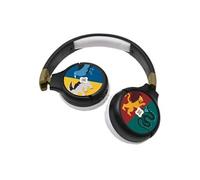 HARRY POTTER Casque 2 en 1 Bluetooth Filaire confortable et pliable pour enfants avec li