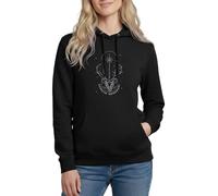 Harry Potter Cerf Patronus Violet Sweat À Capuche Femme