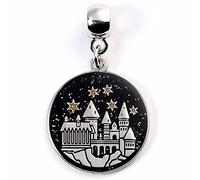 HARRY POTTER Charm officiel du château de Poudlard par The Carat Shop, M, Plaqué argent, Strass