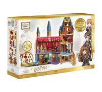 Wizarding World HARRY POTTER - CHÂTEAU DE POUDLARD MAGICAL MINIS - Château Poudlard Avec Effets Sonores et Lumineux - Figurine Hermione Et 12 Accessoires - 6061842 - Jouet Enfant 5 ans et +