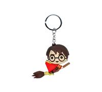 Harry Potter Chibi-Figurine en Vinyle Porte-clés, Brun, 7 x 6 cm