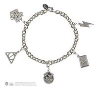 Cinereplicas - Harry Potter - Bracelet à Charms (5 charms) - Licence Officielle