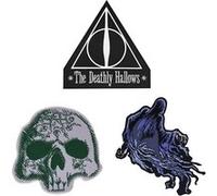 Harry Potter Cinereplicas - Écussons Harry Potter Reliques de la Mort (Deathly Hallows) - Set de 3 - Edition Deluxe G