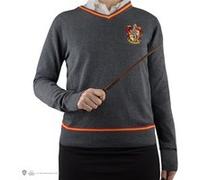 Cinereplicas – Pull – Harry Potter Hogwarts – Col V Gris – Gryffindor – Taille S
