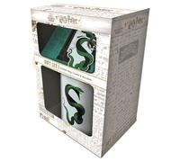 Harry Potter - Coffret cadeau : tasse, sous-verre et porte-clés Serpentard