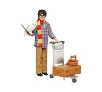Harry Potter coffret collector Quai 9 3/4 avec poupée articulée, chouette Hedwige, bagages et accessoires inspirés du film, jouet pour enfant, GXW31