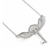 Harry Potter Collier clé volante en argent sterling avec cristaux, taille unique, Argent sterling