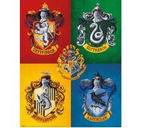 Affiche - Harry Potter - Colourful Crest - 40x50cm