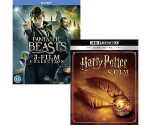 Harry Potter Complete 8 Movie Collection 4K UHD & Fantastic Beasts Trilogy Blu-ray Box Set [Blu-Ray]