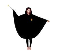 Harry Potter Couverture à Capuche, Design Polaire Sweat a Capuche Poudlard Poncho, Cape Gryffondor Officielle, Cadeau pour Adultes et Adolescents