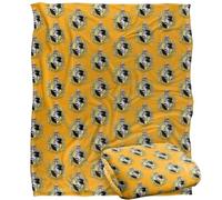 Harry Potter - Couverture HUFFLEPUFF (Taille unique) (Multicolore)