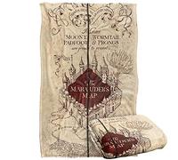 Harry Potter - Couverture super douce au toucher soyeux - Carte du Maraudeur - 91,4 x 147,3 cm