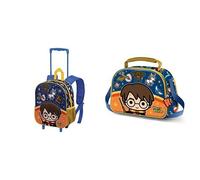 HARRY POTTER Crest 3D Sac à Dos à roulettes Petit + Sac à Goûter
