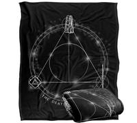 Harry Potter Deathly Hallows Glow Plaid Ultra Doux au Toucher Soyeux - 152 x 127 cm