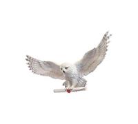 The Noble Collection Harry Potter Hedwig Owl Post Wall Décor - 14in (35cm) Hand-Painted Sculpture - Harry Potter Film Set Movie Props Wand - Gifts for Family, Friends & Harry Potter Fans