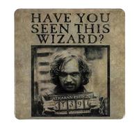 Harry Potter Dessous de verre simple avec inscription « Have You Seen This Wizard? » Sirius Noir