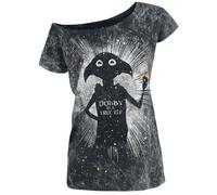 Harry Potter Dobby is A Free Elf Femme T-Shirt Manches Courtes Noir XL