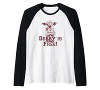 Harry Potter Dobby is Free Grumpy Sketch Manche Raglan