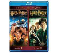 Harry Potter Double Feature: Harry Potter and the Sorcerer's Stone / Harry Potter and the Chamber of Secrets [Blu-ray] by Warner Home Video