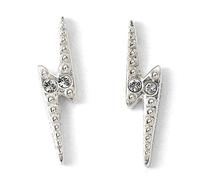 Harry Potter Earrings Lightning Bolt Sterling Silver Argenté