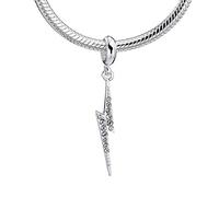 The Carat Shop – Charme pour bracelet Harry Potter Éclair avec cristaux