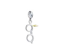 Harry Potter - Eclair & Lunettes - Charme Pendentif Pour Bracelet
