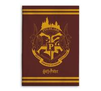 Harry Potter Écusson De Poudlard Couverture Douillette Couverture 130 X 160 Cm