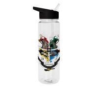 Harry Potter Crest Unisex Water Bottle Multicoloured Plastic Fan Merchandise TV Series