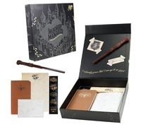Harry Potter Ensemble de papeterie avec carte du Maraudeur, carnet, baguette, stylo, autocollants et fournitures d'écriture, marchandises fantaisie et cadeau