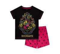 Harry Potter Ensemble De Short Pyjamas Fille Hogwarts Noir 8-9 Ans