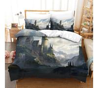 Harry Potter Ensemble Housse De Couett Imprimé D Et Taie D'oreiller,Ultra Doux Microfibre Hypoallergénique ?Ensemble Housse De Couette Avec Fermeture