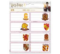 Erik Étiquettes scolaires Harry Potter Gryffondor autocollantes 8x4 cm