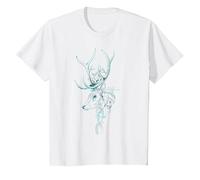 Harry Potter Expecto Patronum Intricate Line Art T-Shirt, Enfant, Blanc, 3 Ans