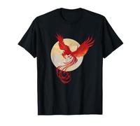 Harry Potter Fawkes Phoenix Rising with The Moon T-Shirt
